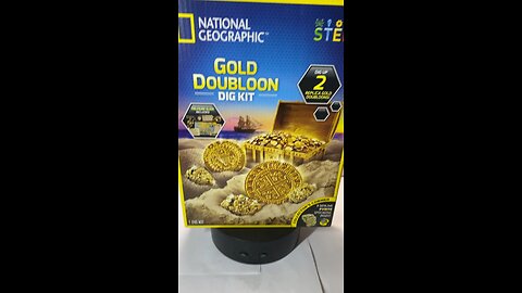 Mini-Vlog: Stop & Shop: National Geographic Kids STEM Learning Toy - Gold Doubloon Dig Kit