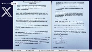 Flag, Poster, Terror Charges: Hoz Shafiei Exposes Legal Hypocrisy Over Palestine Action | UK Column