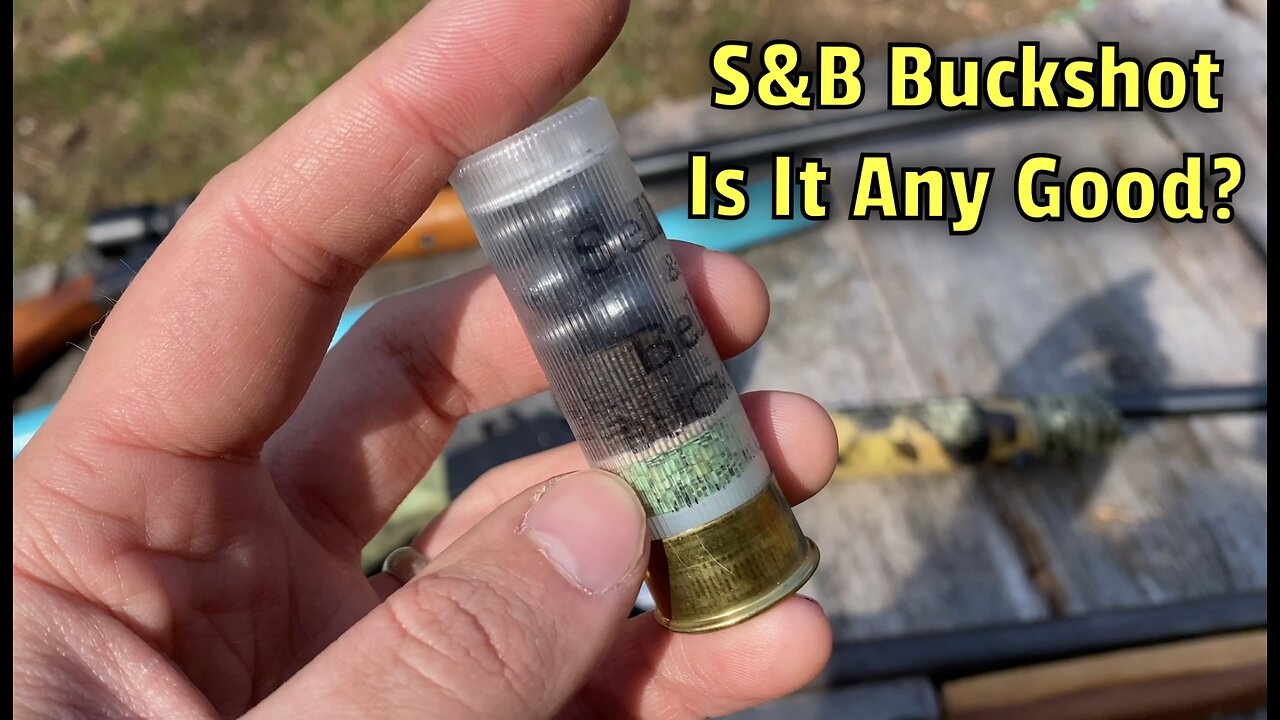 S&B 12 Gauge 9 Pellet 00 Buck Range Test