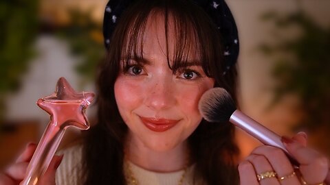 ASMR Cozy Pampering Session for Relaxation 🫧 🕯️ (skincare, makeup, personal attention)