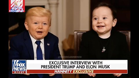 Baby Trump Makes Elon Musk Die Laughing