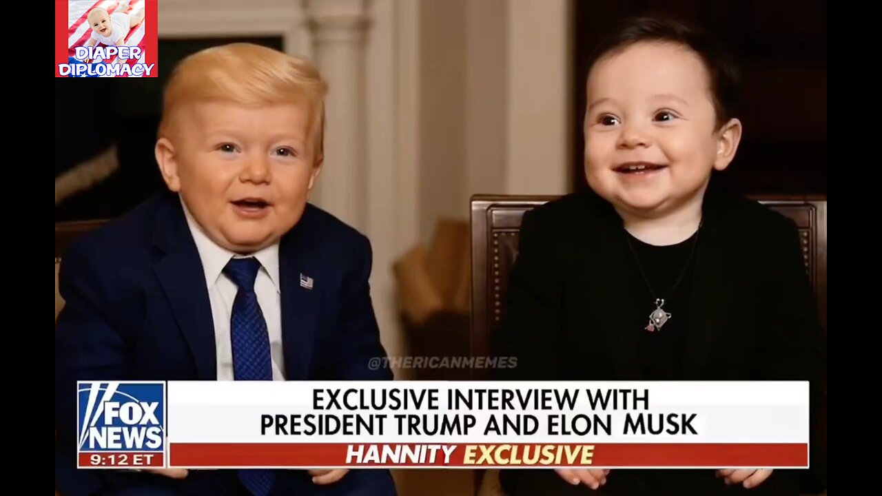 Baby Trump Makes Elon Musk Die Laughing