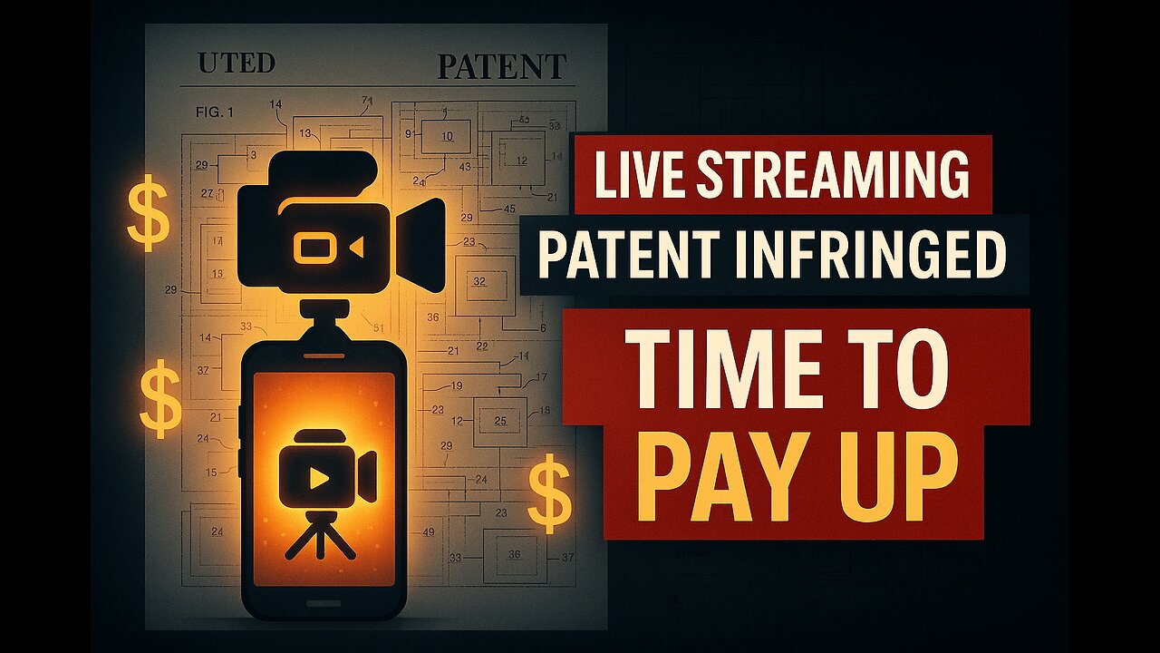 De La Vega Jr’s Second Live Streaming Patent: The Mobile Video Tech Big Tech Doesn’t Want You to See