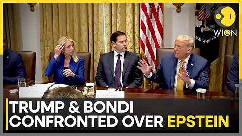 Trump Comes To Bondi's Defense Amid Uproar Over Jeffrey Epstein Files | WION
