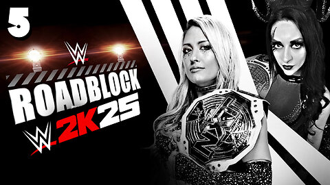 WWE 2K25 NXT Roadblock 2025 - Match 5: 2 BELTS VAQUER!