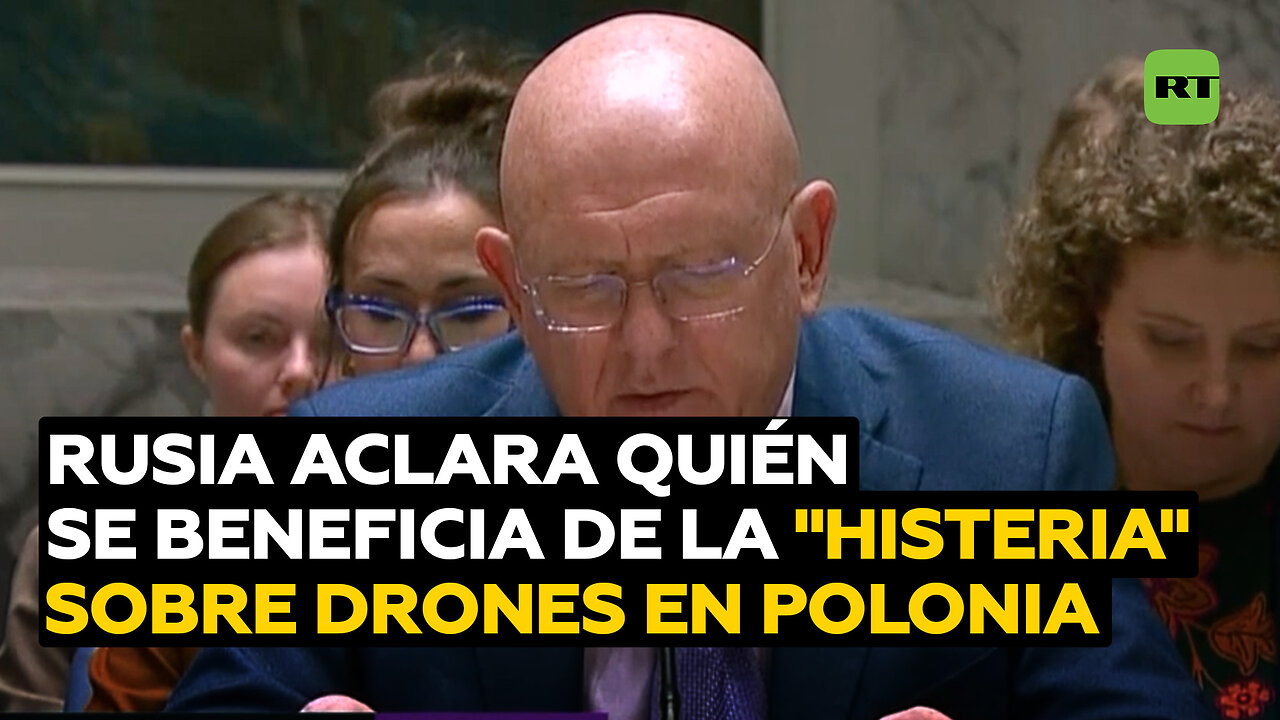Rusia aclara quién se beneficia de la "histeria" con drones en Polonia