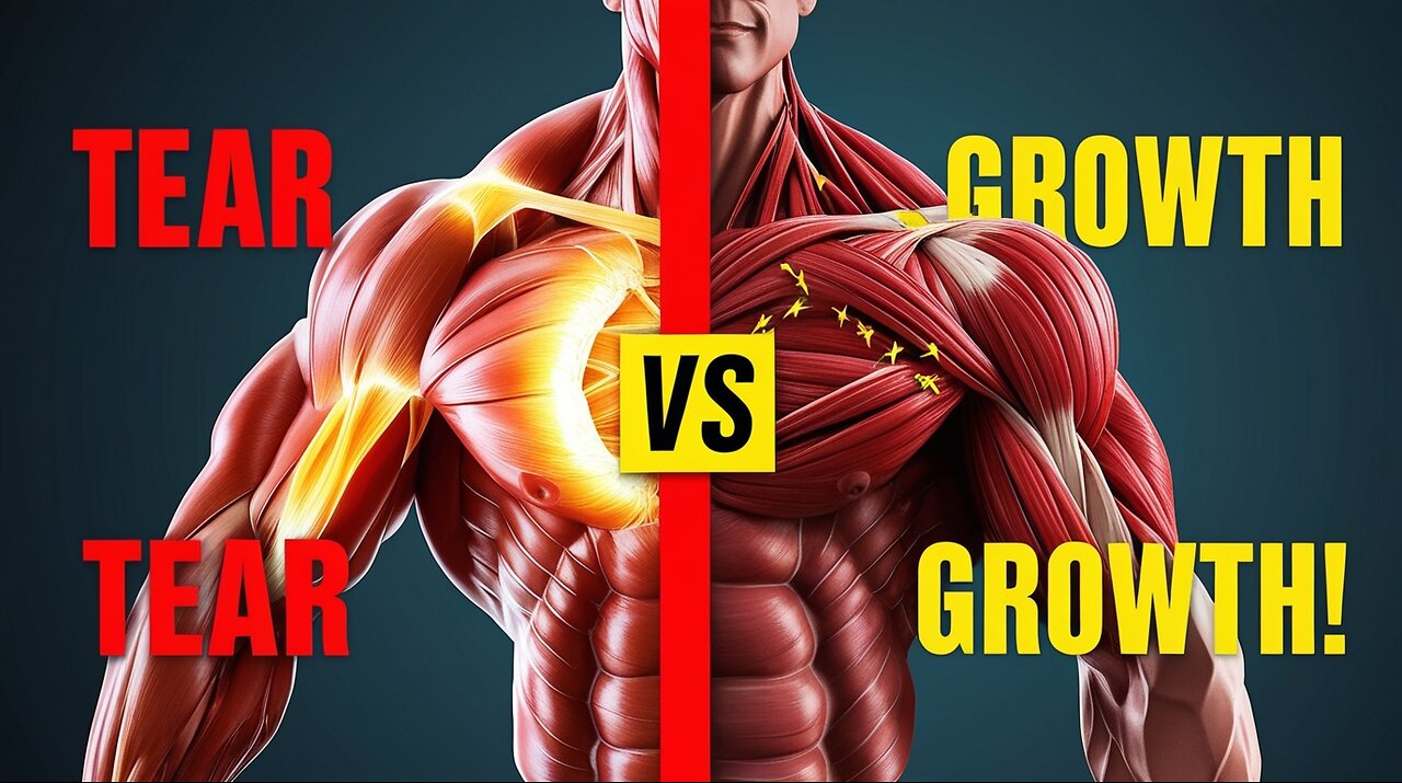 Muscle Tear vs Hypertrophy 💪😳 (What REALLY Happens in Your Muscles!)