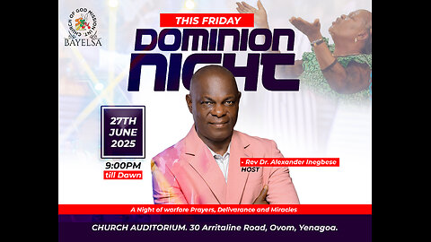 DOMINION NIGHT || JUNE EDITION 2025