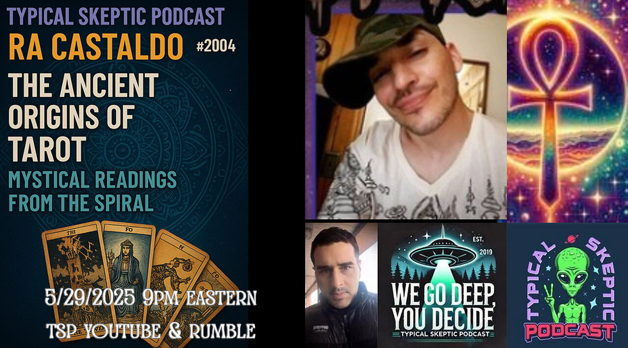 🎙 TSP #2004 – Ra Castaldo: The Ancient Origins of Tarot & Mystical Readings from the Spiral