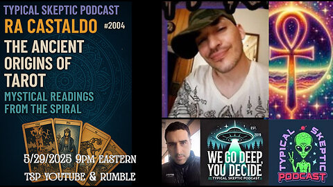 🎙 TSP #2004 – Ra Castaldo: The Ancient Origins of Tarot & Mystical Readings from the Spiral