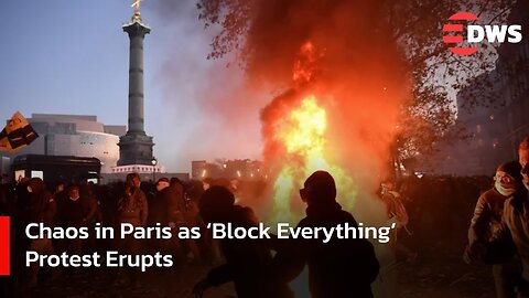 Chaos in Paris as ‘Block Everything’ Protest Erupts | Riot Police Clash With Activists