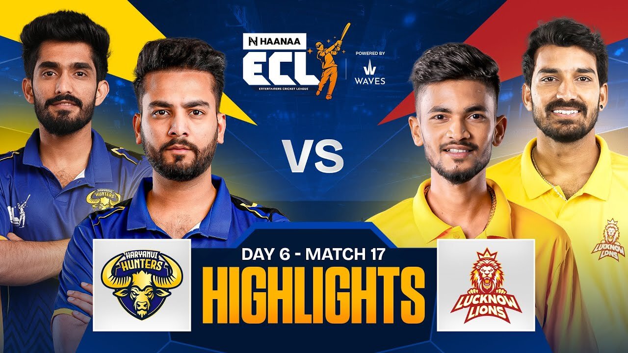 Rajat Dalal's Winning Six Seals It for Haryanvi Hunters | Match 17 Highlights | ECLT10