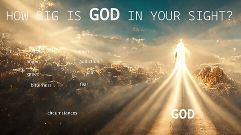 How Big Is GOD In Your Sight?