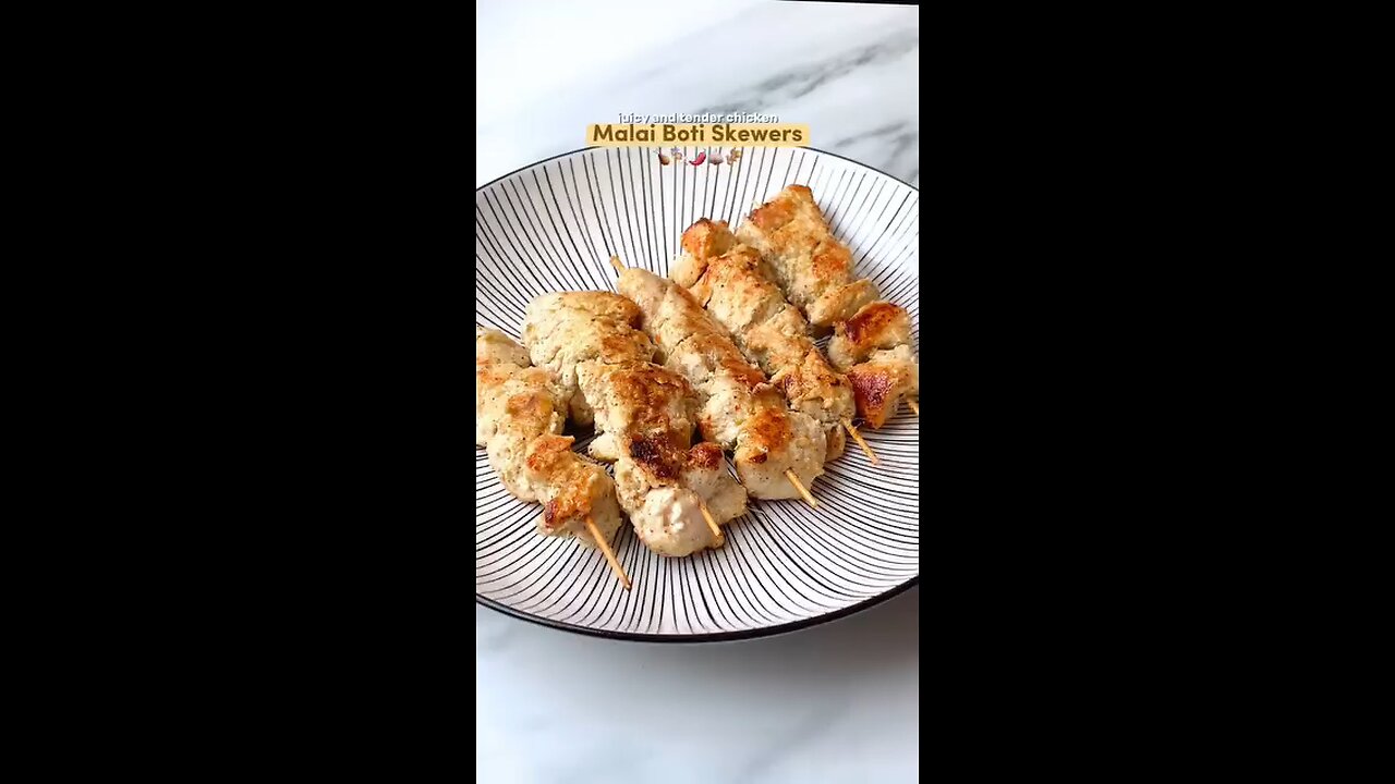 #Malai boti skewers
