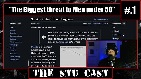 "The Biggest Threat to Men under 50" - [ TheStuCast #.1 ]