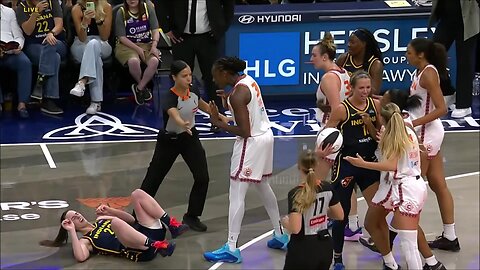 👀 CHAOS: 3 TECHS + FLAGRANT, Caitlin Clark HIT IN EYE | Indiana Fever WNBA women's basketball