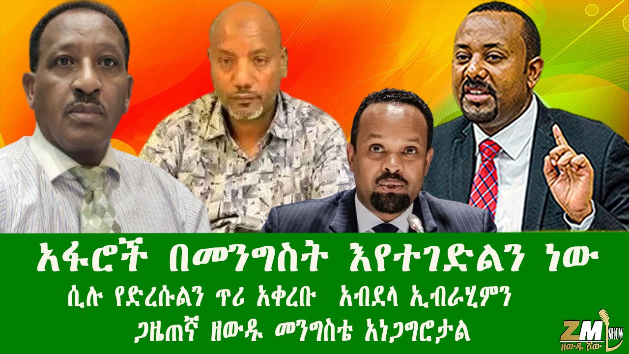 አፋሮች በመንግስት እየተገድልን ነው ሲሉ የድረሱልን ጥሪ አቀረቡ አብደላ ኢብራሂምን ጋዜጠኛ ዘውዱ መንግስቴ አነጋግሮታል፣290525