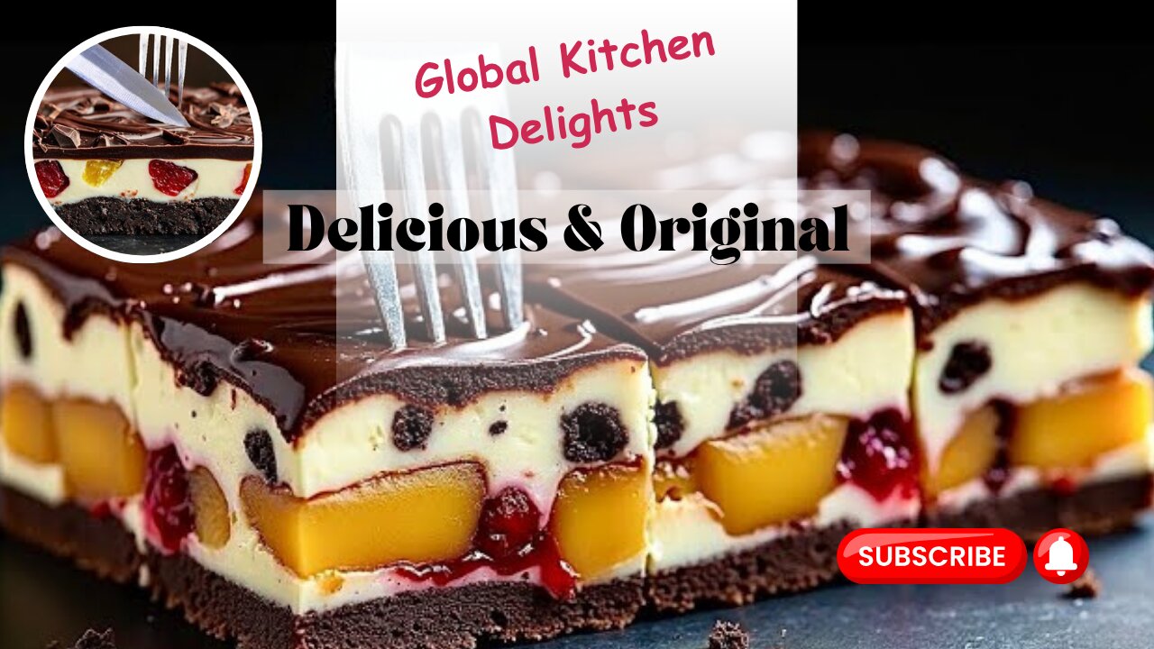 Schenn the person who invented this recipe a medal! No oven, No flour! Global Kitchen Delights!