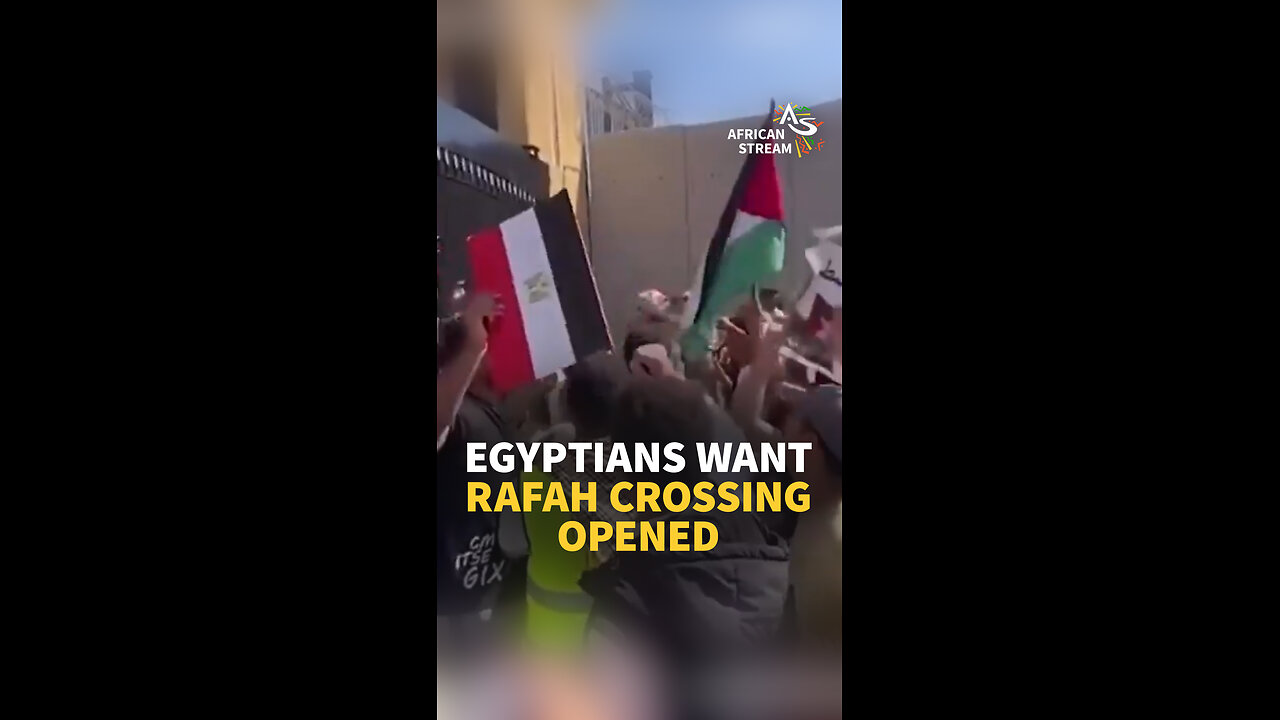 EGYPTIANS WANT RAFAH CROSSING OPENED