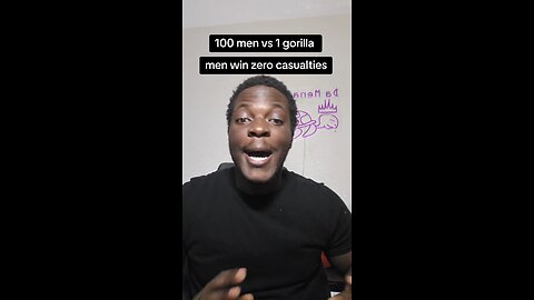 100 men vs 1 gorilla why humans will win