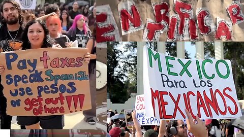 Mexicans protest against gentrification and US migration