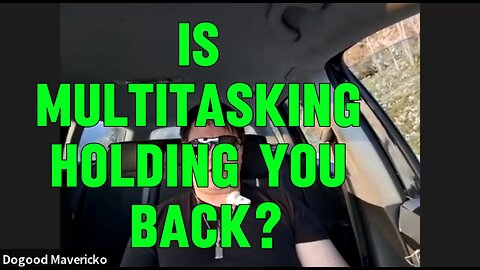 The Multitasking Trap, Maybe We Should Embrace Single-Tasking |EP #180