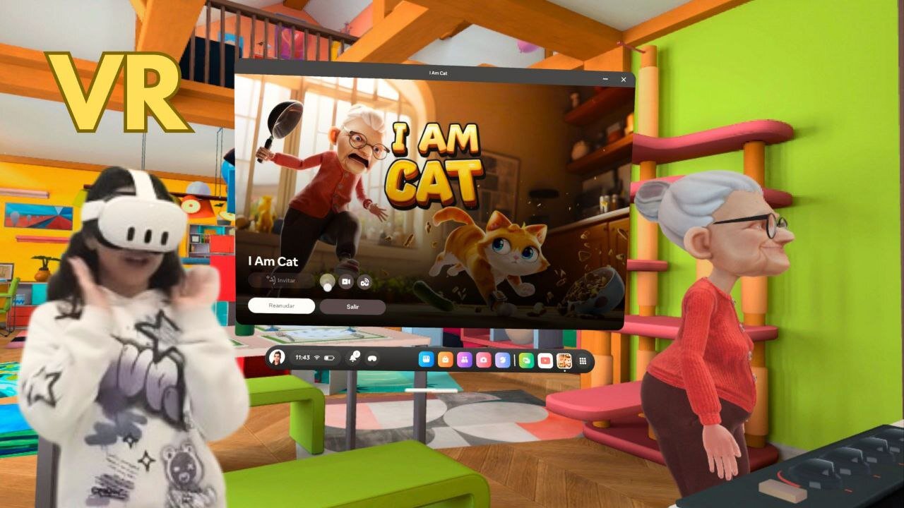 "I AM CAT VR – ¡La abuela se vuelve LOCA! 😂🐱