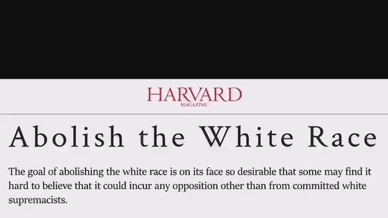 Abolish the white race
