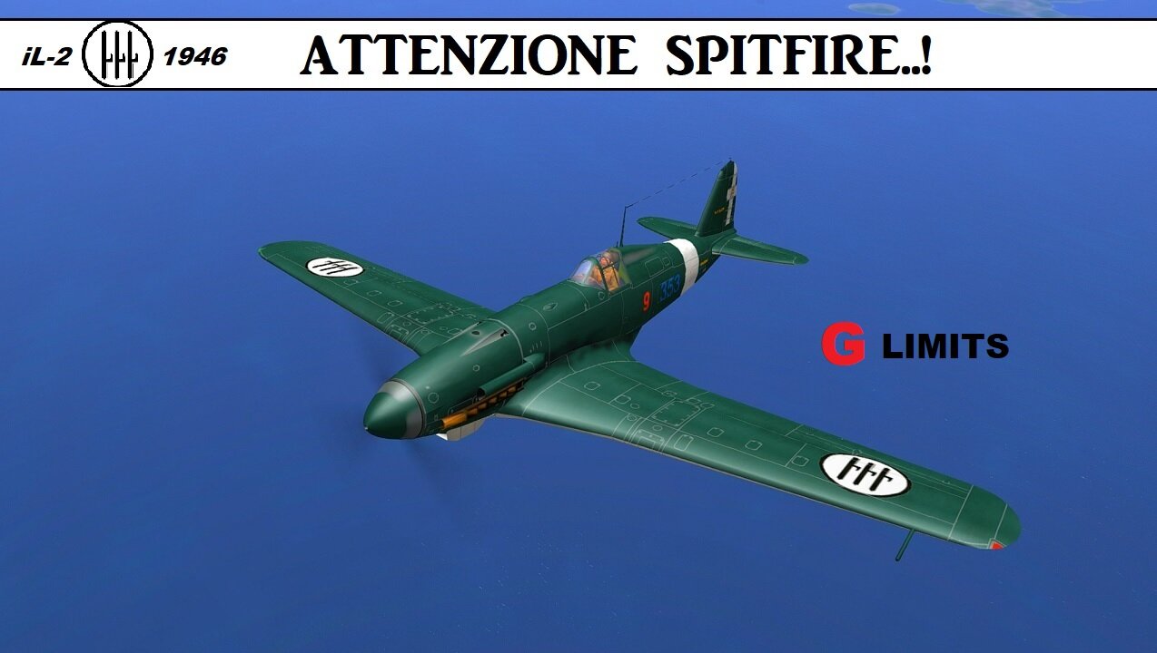 Fiat G55 in action up against RAF Spitfire IV's