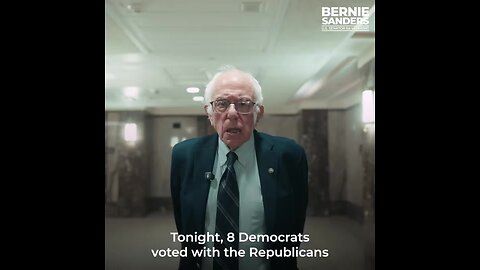 Bernie Sanders Slams Dems Voting for CR: ‘This Was a Very, Very Bad Vote ... It Raises Health Care Premiums for over 20 Million Americans’