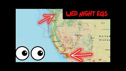 Southern California Earthquakes continue. 3.0 EQ near Seattle Washington. Wednesday Night update.