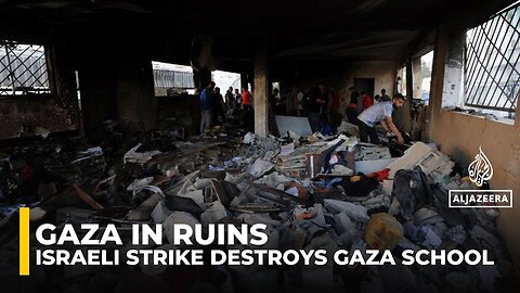 Survivors describe inferno as Israeli strike hits displaced in Gaza City school
