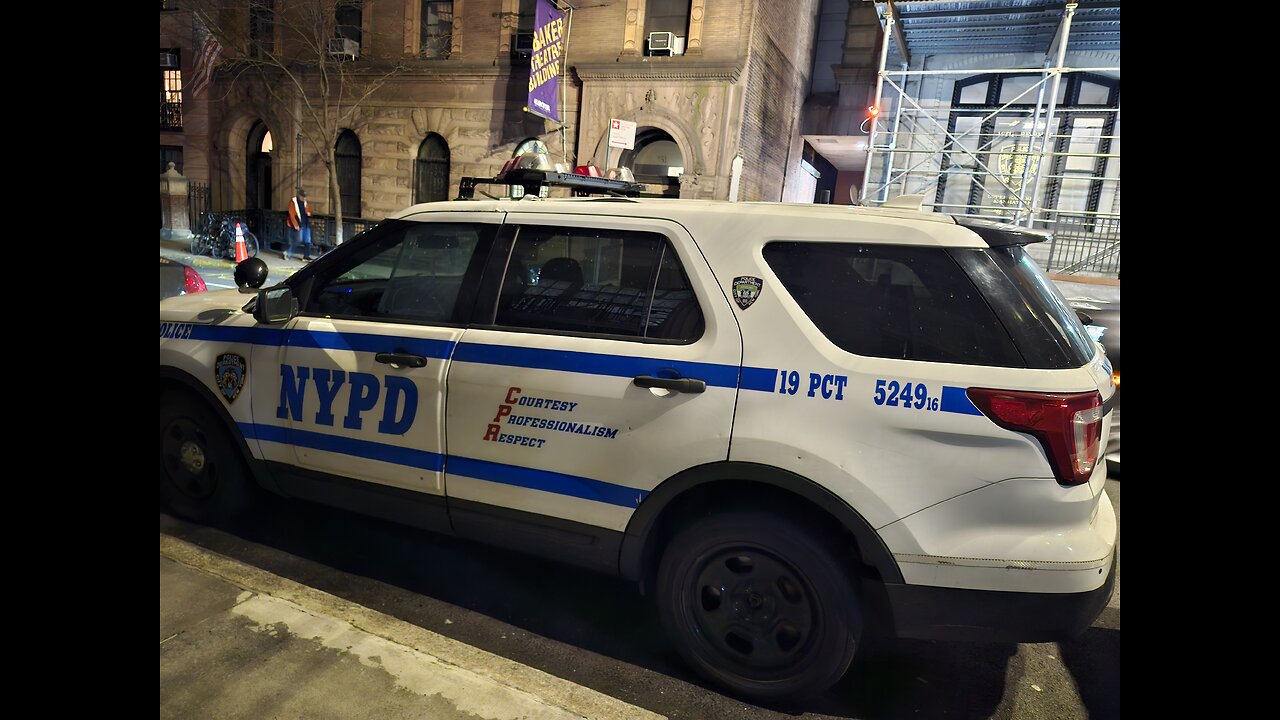 Going to get a police report from the NYPD 19 Precinct.