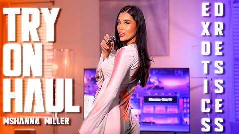 Transparent Exotic Outfits Try-On: Must-See! ❤️ | MsHannaMiller 