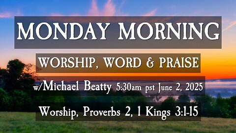 🌤️MONDAY MORNING✝️