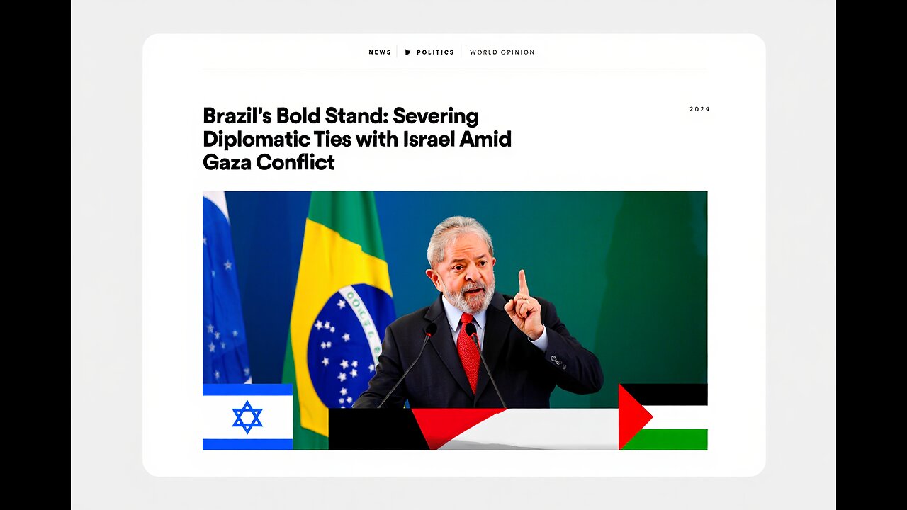 📢 Lula's Fight for Palestinian Rights 📢