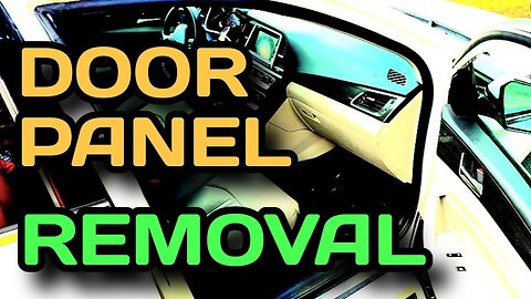 Car Door Panel Removal on Hyundai Sonata {2015 2016 2017 2018 2019 2020 2021 2022 2023 2024 2025}