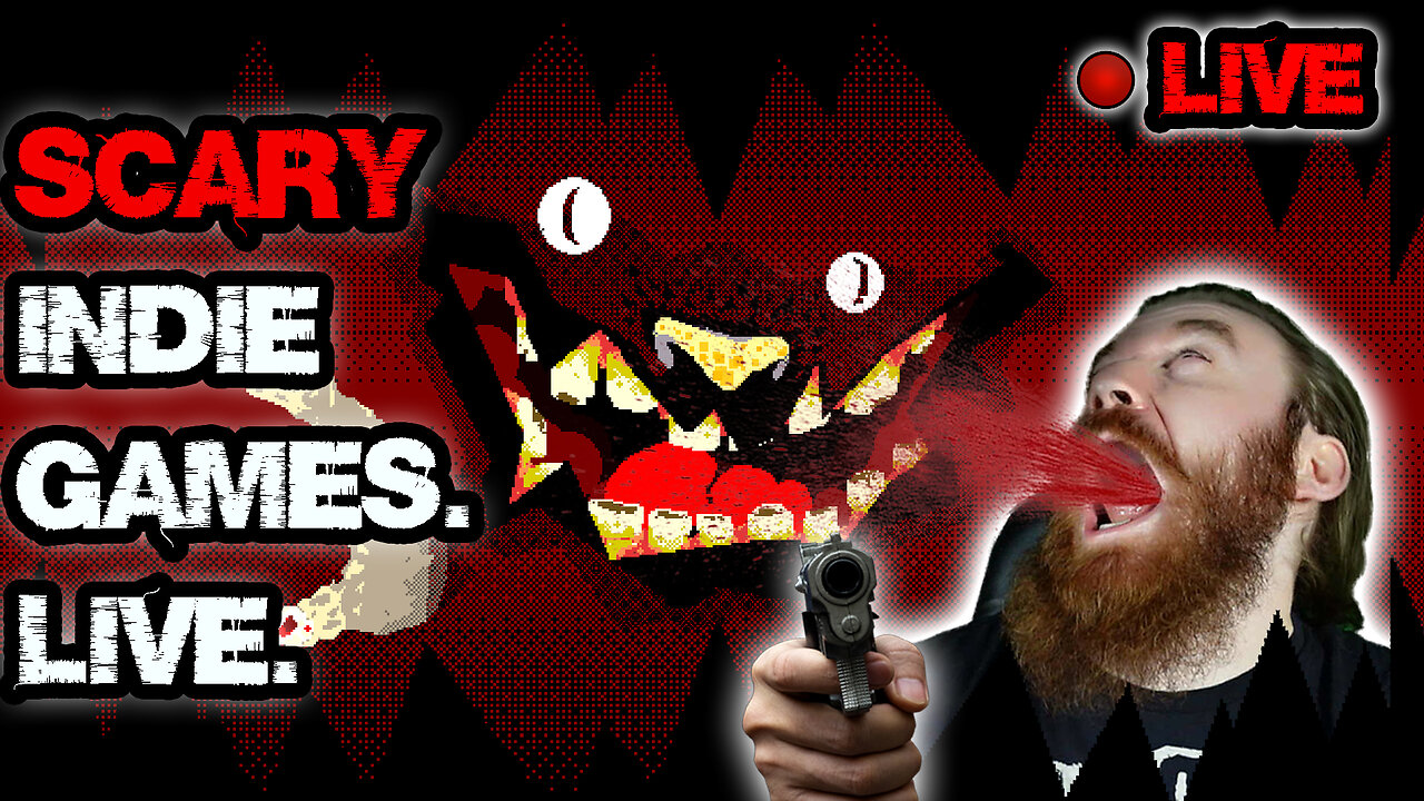 WATCH YOUR EYES! SCARY Indie Horror Games. LIVE. | LIVE INDIE HORROR NIGHT