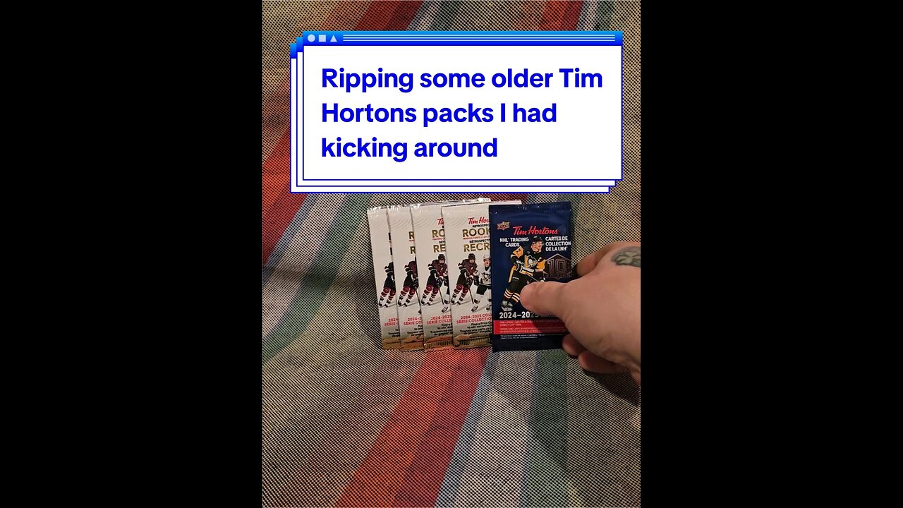 Some random Tim Horton's packs rip!