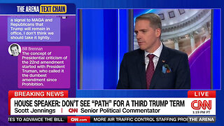 Scott Jennings MOCKS Democrats For Melting Down Over President Trump's '3rd Term' Talk