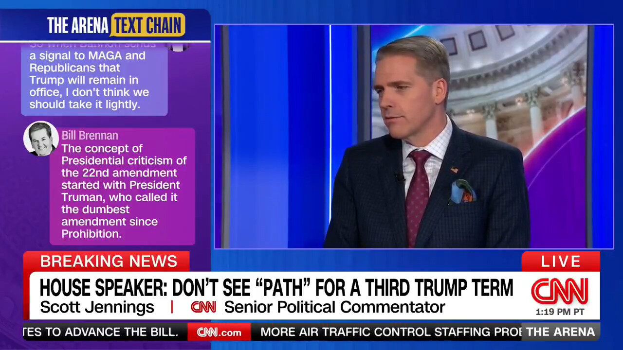 Scott Jennings MOCKS Democrats For Melting Down Over President Trump's '3rd Term' Talk