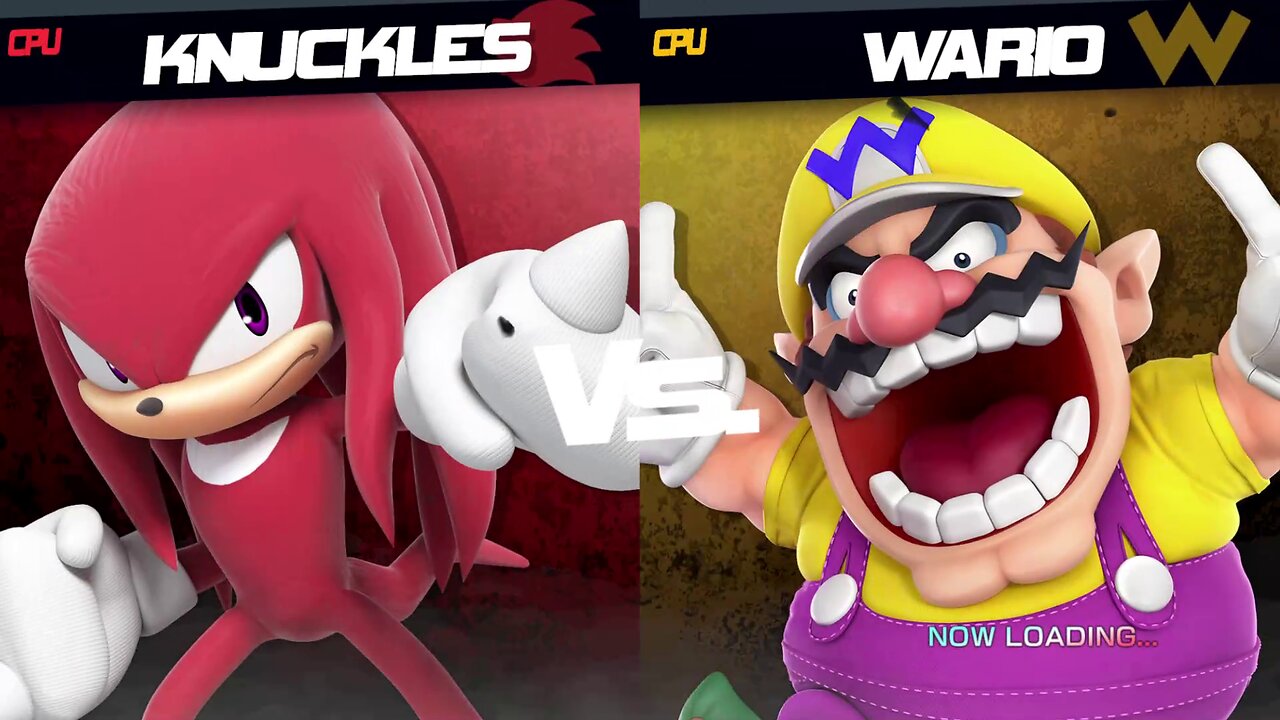 Knuckles (Moveset) vs Wario (Moveset) SSBU Quickie - By GhostSoup/SushiiZ