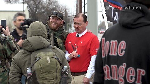 Literally Hitler Visitis Tesla Takedown Protest In Meridian, Idaho