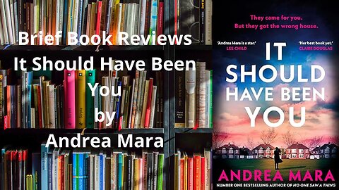 Brief Book Review - It Should Have Been You by Andrea Mara