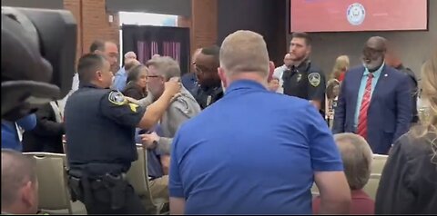 Unruly protestor removed at Rep. Marjorie Taylor Greene’s Georgia town hall