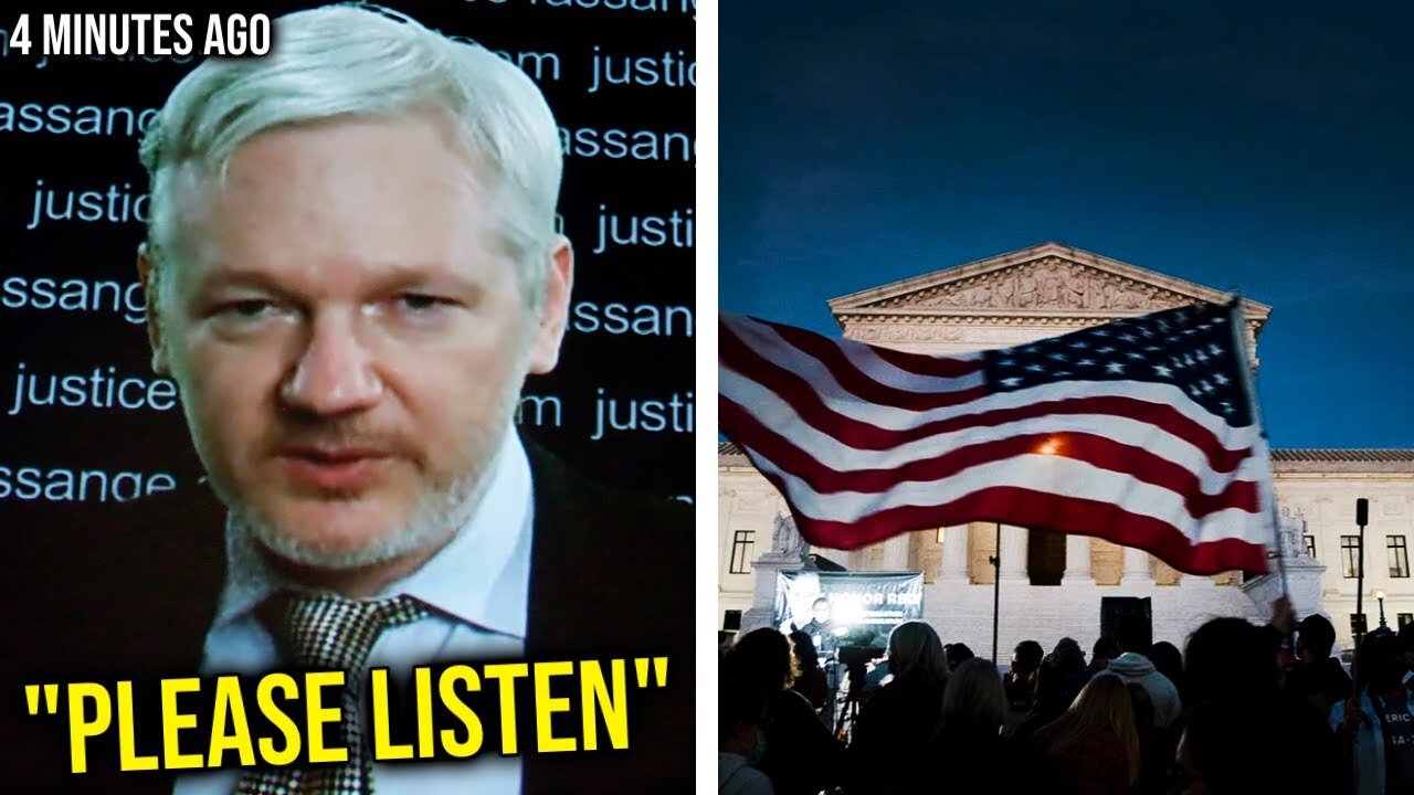 4 Mins Ago: Julian Assange GIVES Final Warning in Exclusive Broadcast