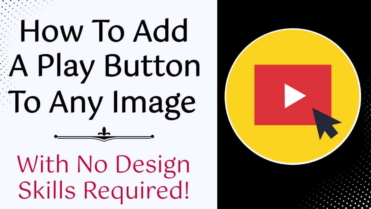 How To Add A Video Play Button To Any Image For Free (ClickFunnels Business Tools Add Play Button)