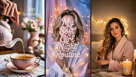 I Tried A Soft Girl Night Routine 🌙 (ASMR Vibes & Cozy Self-Care)