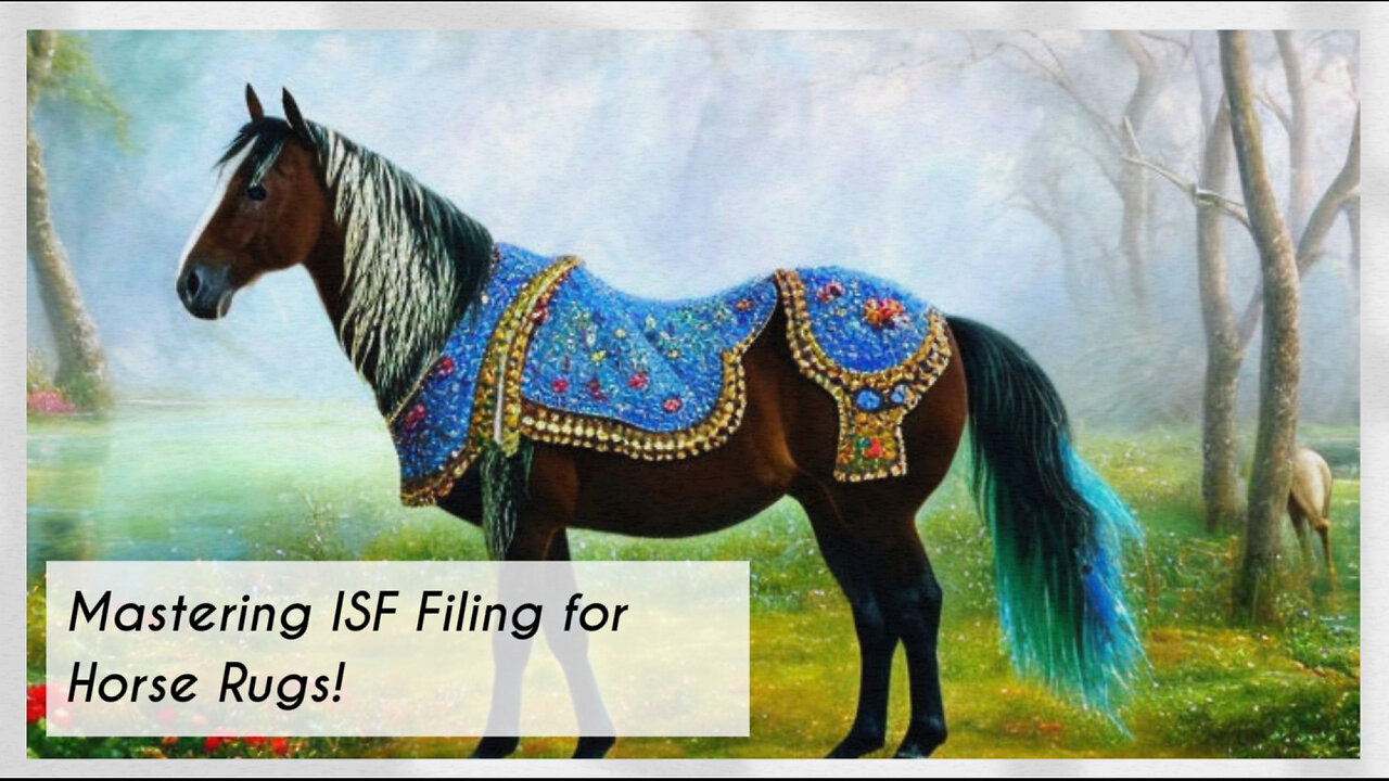 Mastering ISF Filing for Horse Rugs: Your Key to Smooth Customs Clearance!