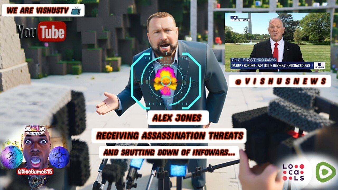 Alex Jones: Receiving Assassination Threats And Shutting Down Infowars... "Tom Homan" #VishusTv 📺